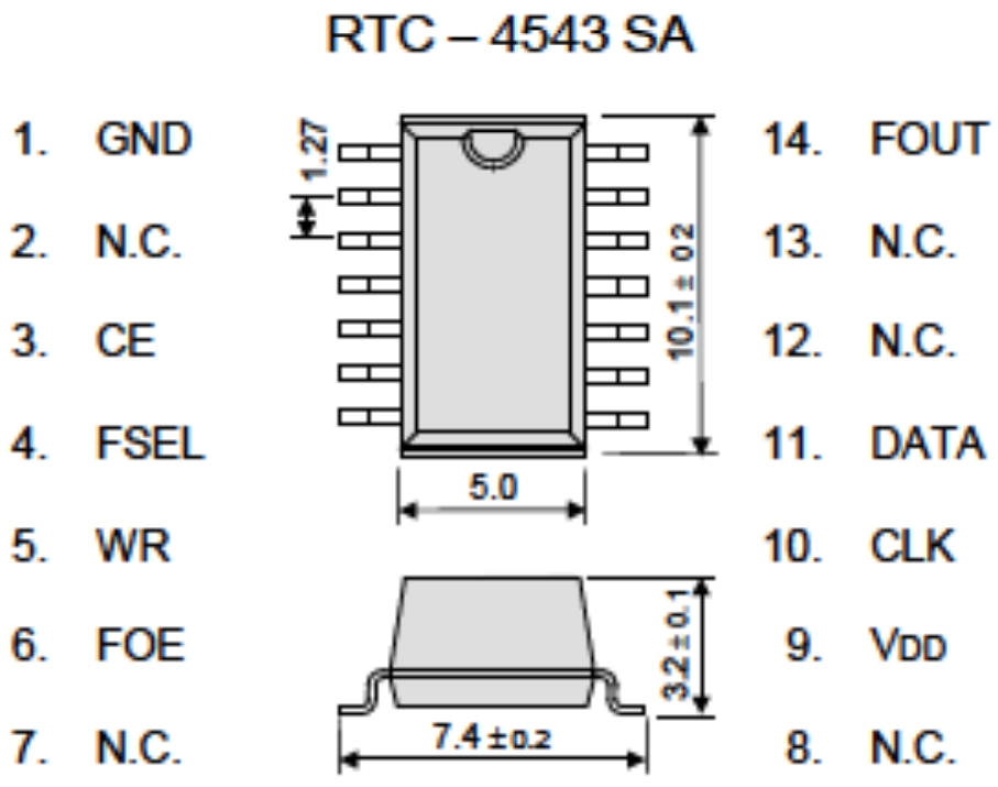 RTC-4543SA B0 PURE SN